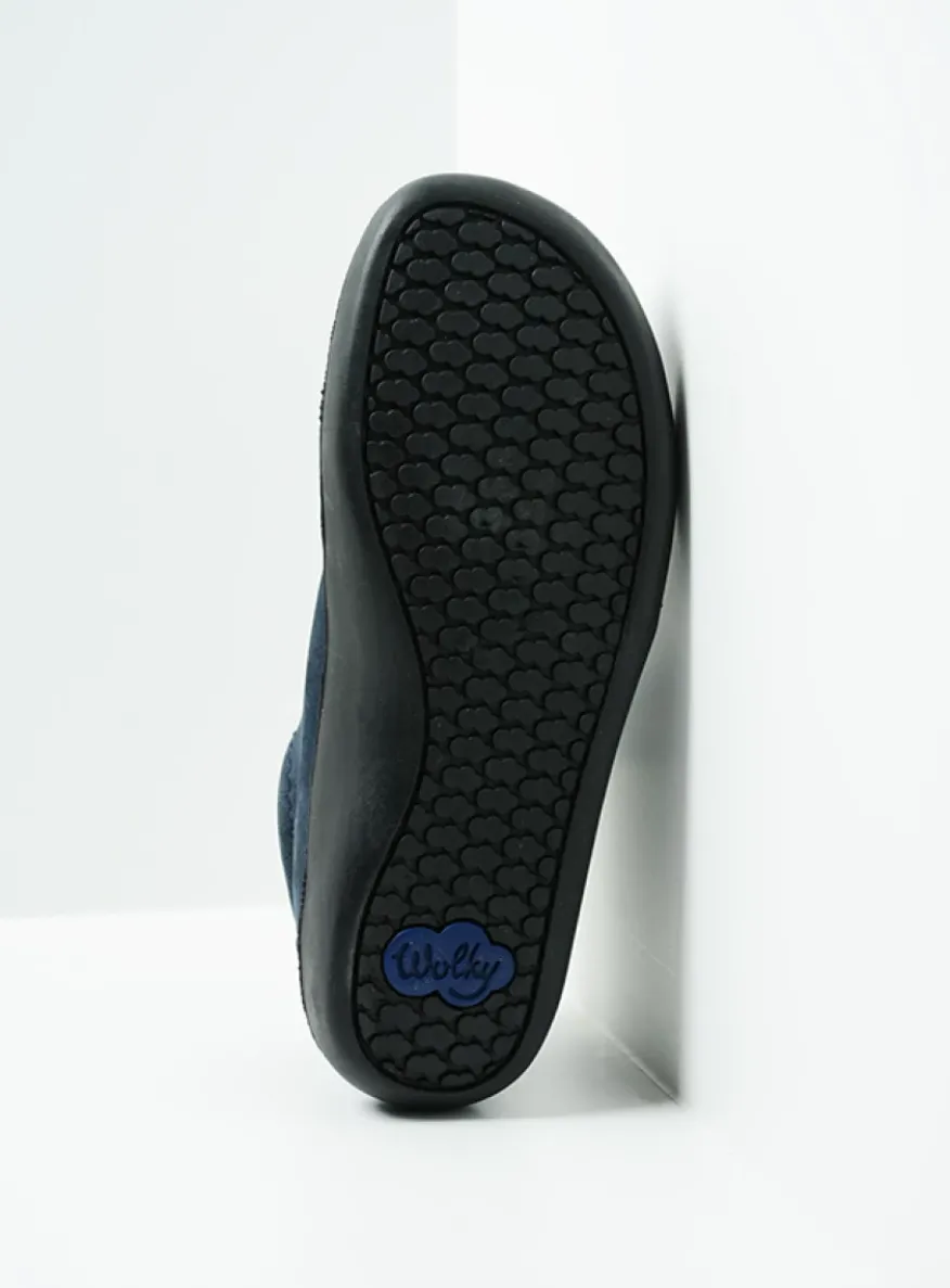 Kansas Men - blauw nubuck