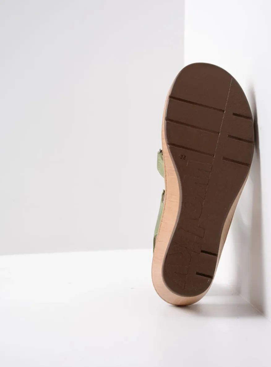 La Jolla - olijfgroen leer