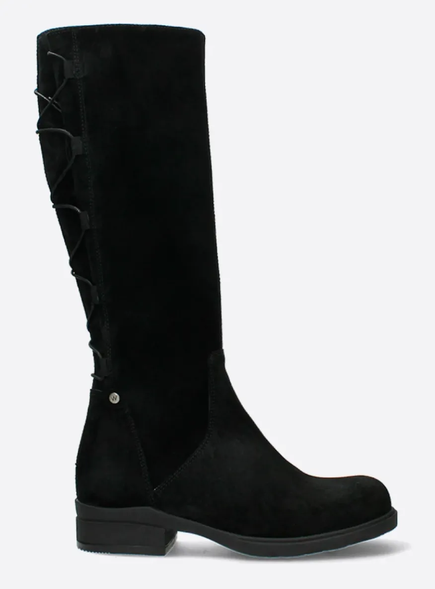 Longview - zwart suede