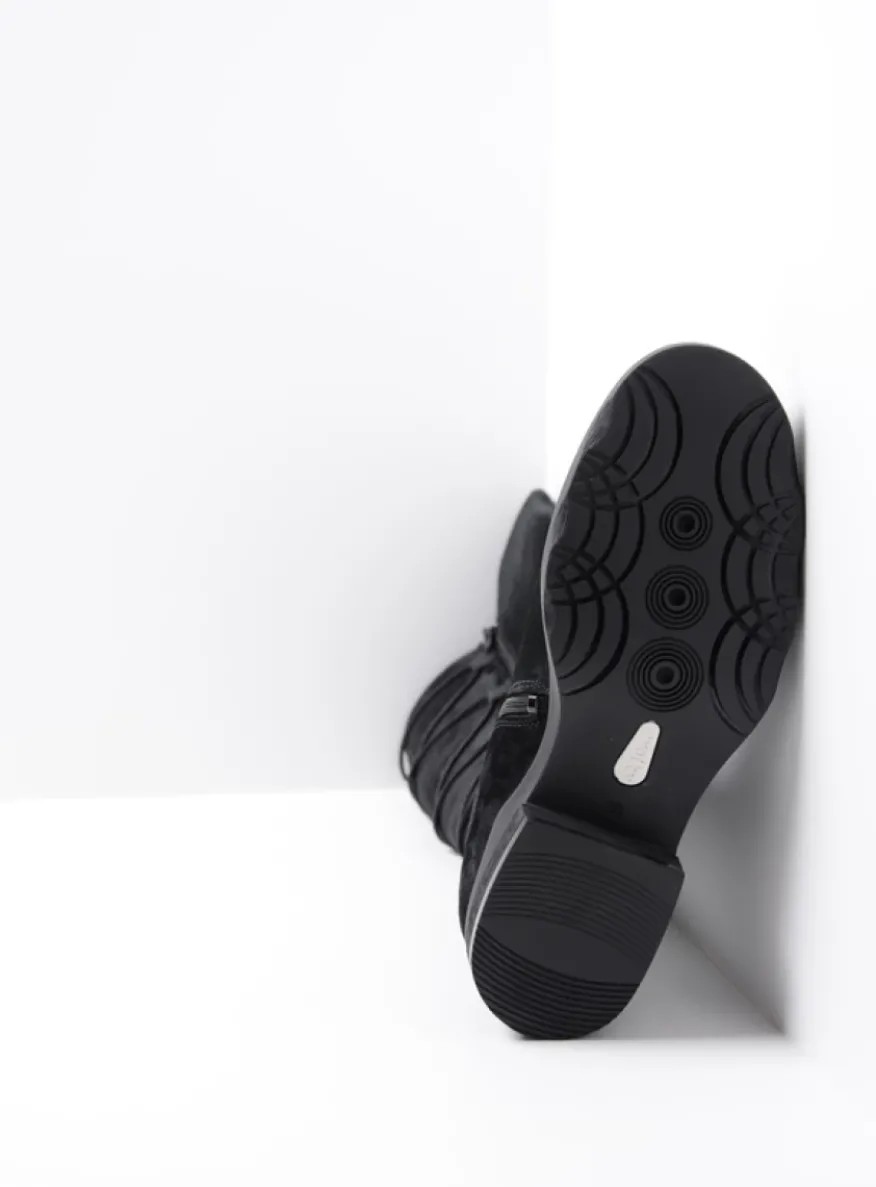 Longview - zwart suede