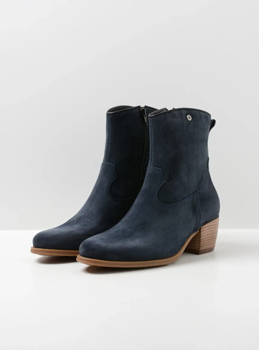 Lubbock - blauw zomer suede