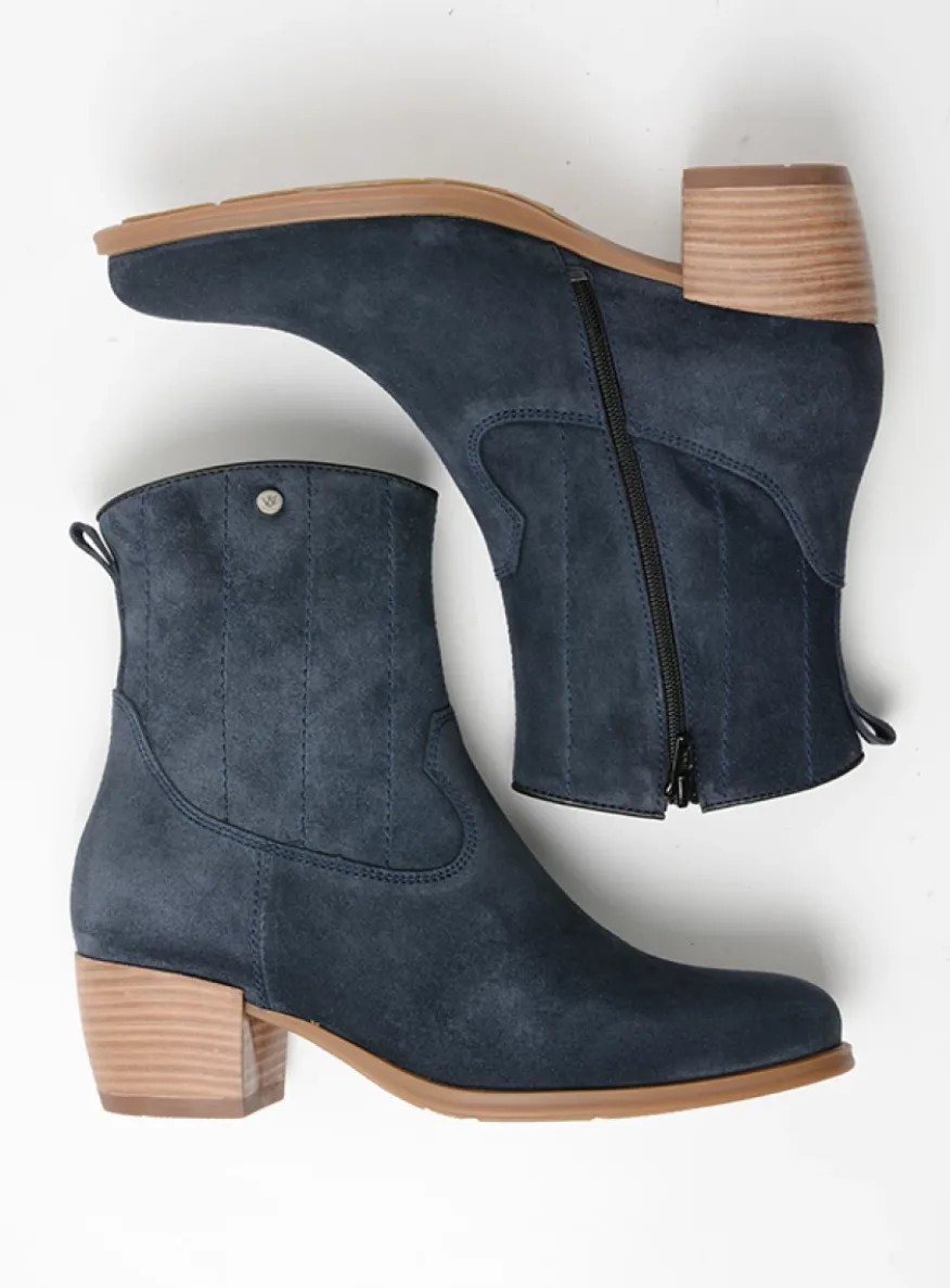 Lubbock - blauw zomer suede
