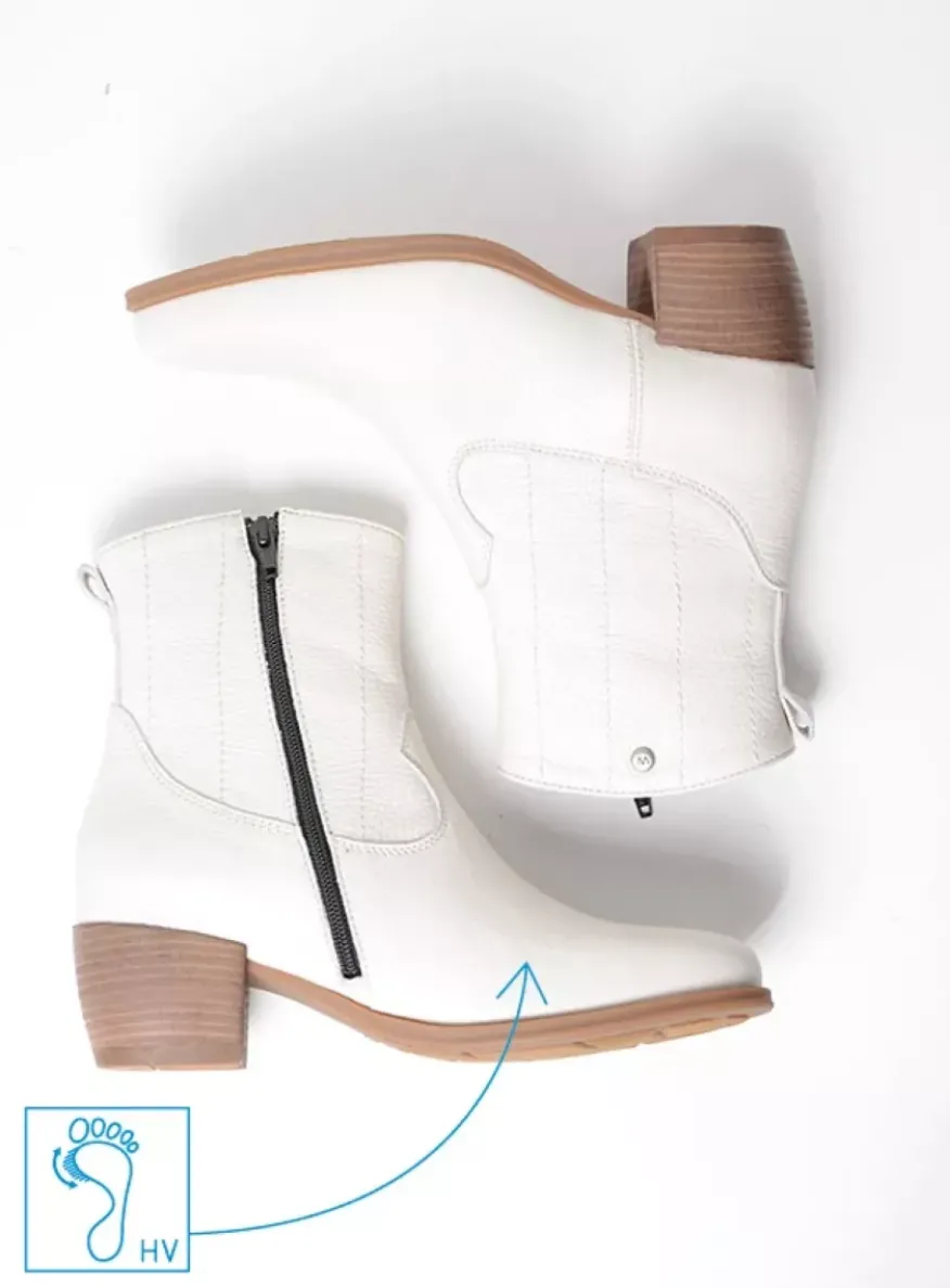 Lubbock HV - creme wit leer