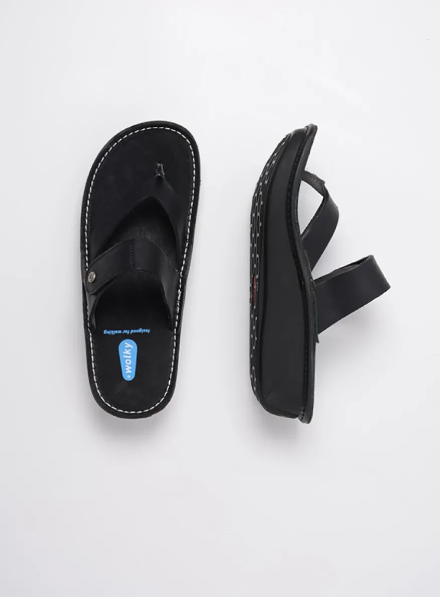 Martinique - zwart leer