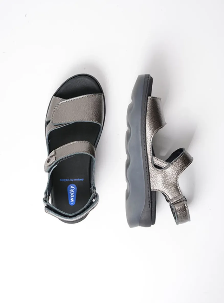 Medusa - antraciet leer