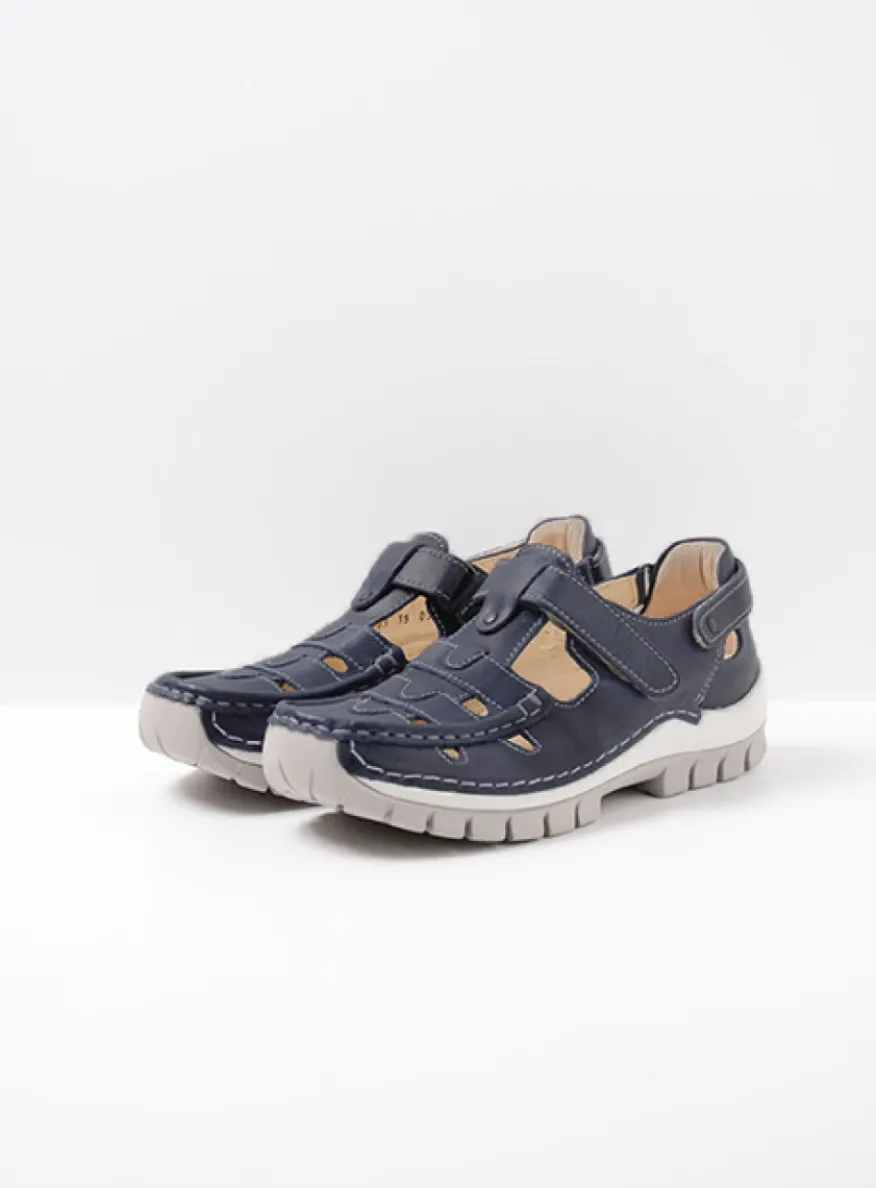 Move - blauw zomer leer