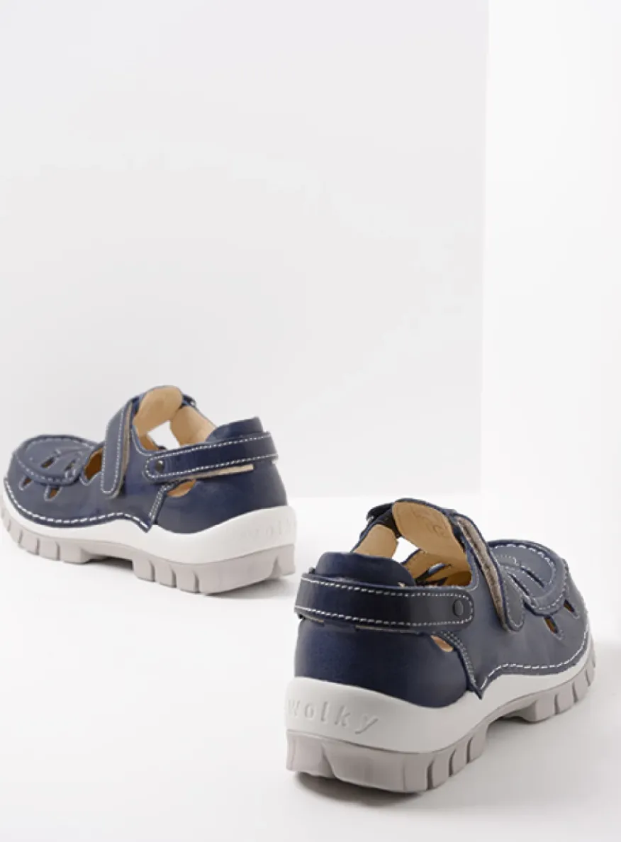 Move - blauw zomer leer