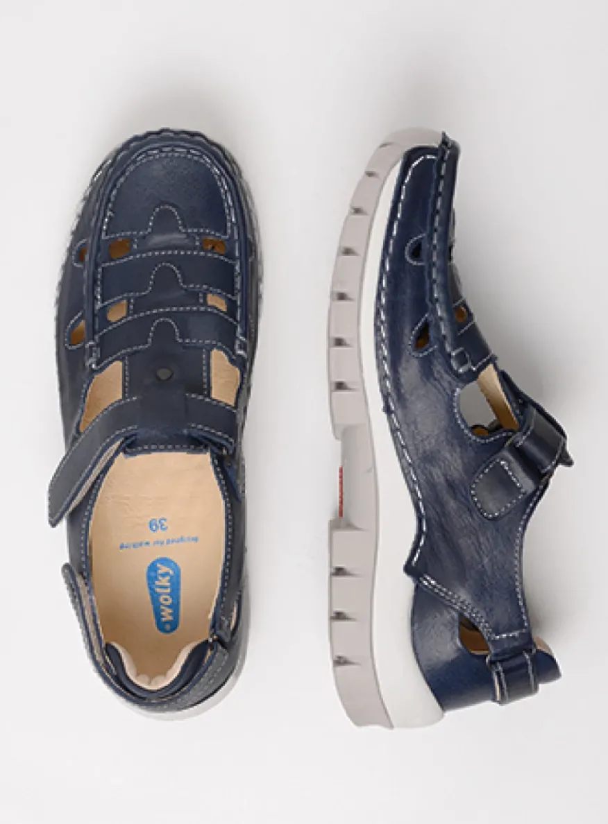 Move - blauw zomer leer