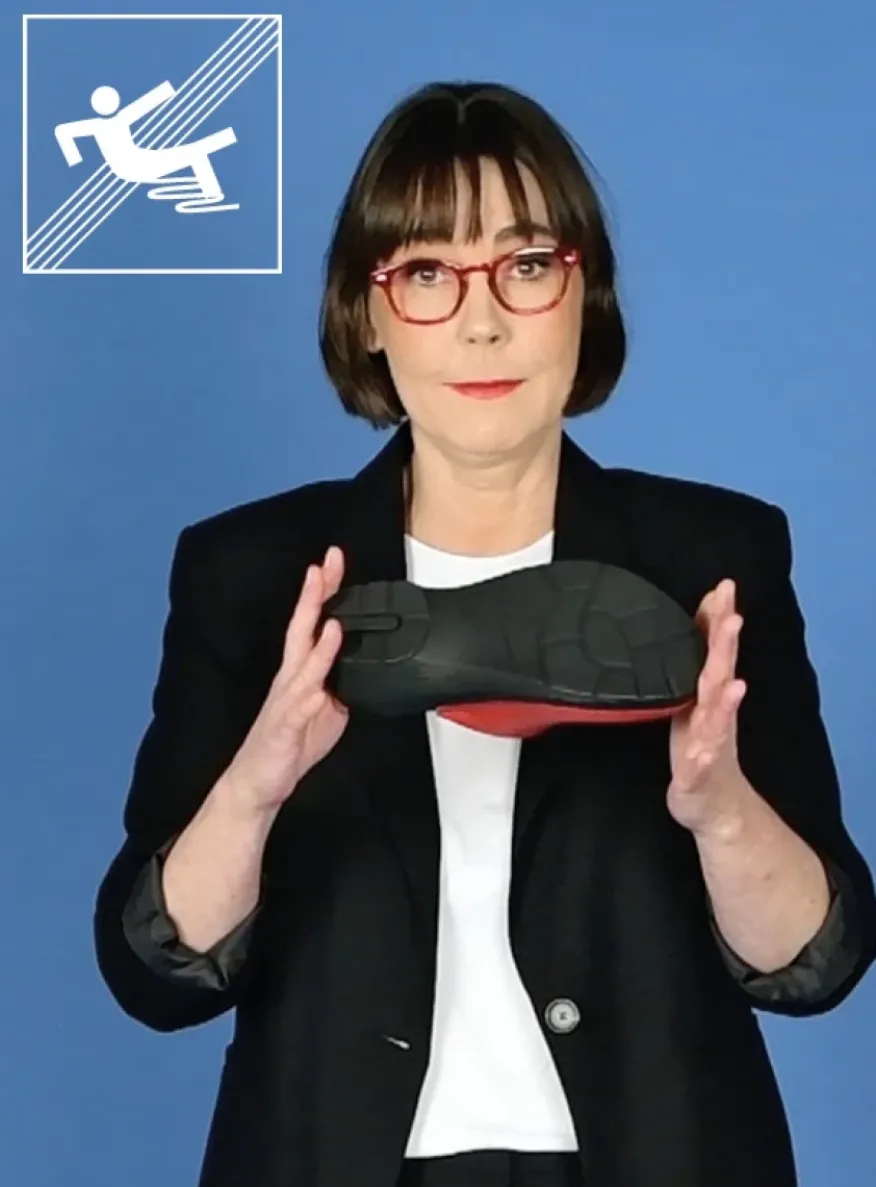 Multi Clog - rood leer