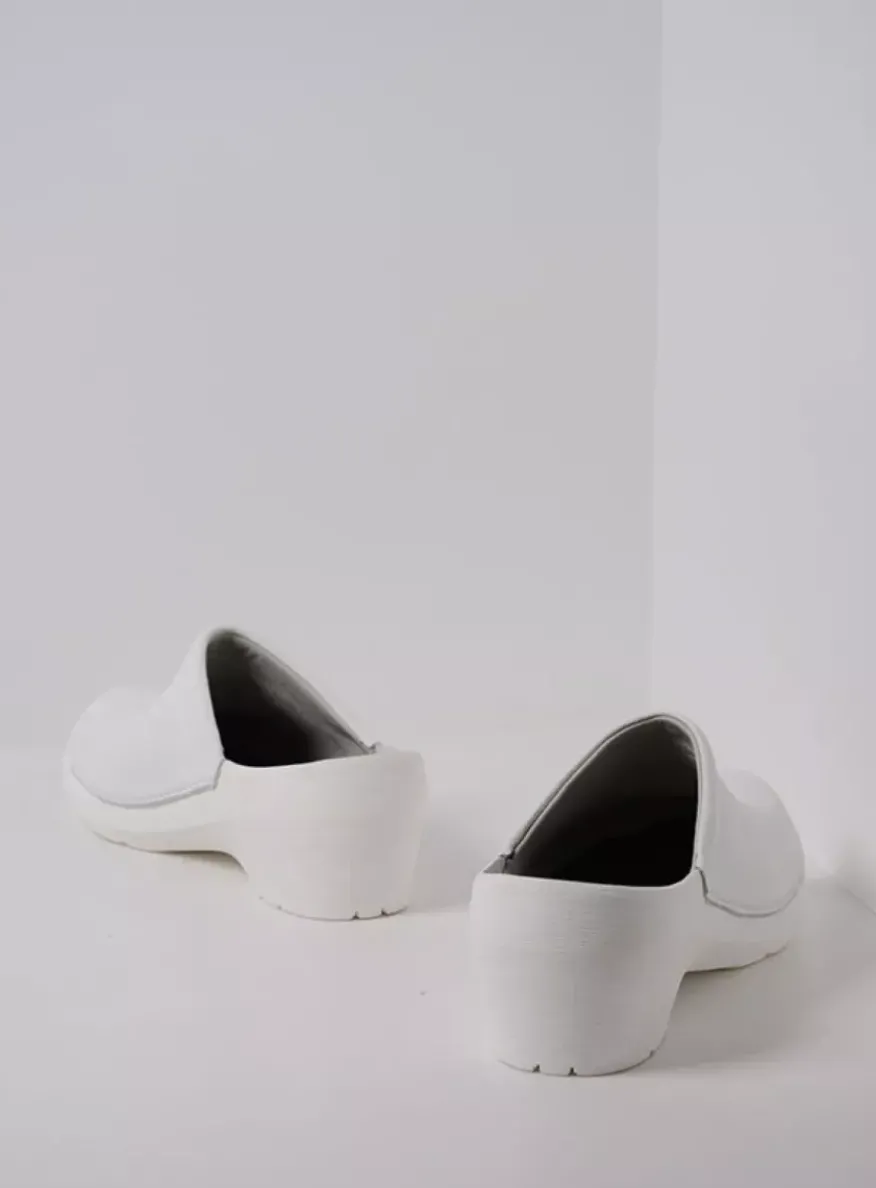 Multi Clog - wit leer