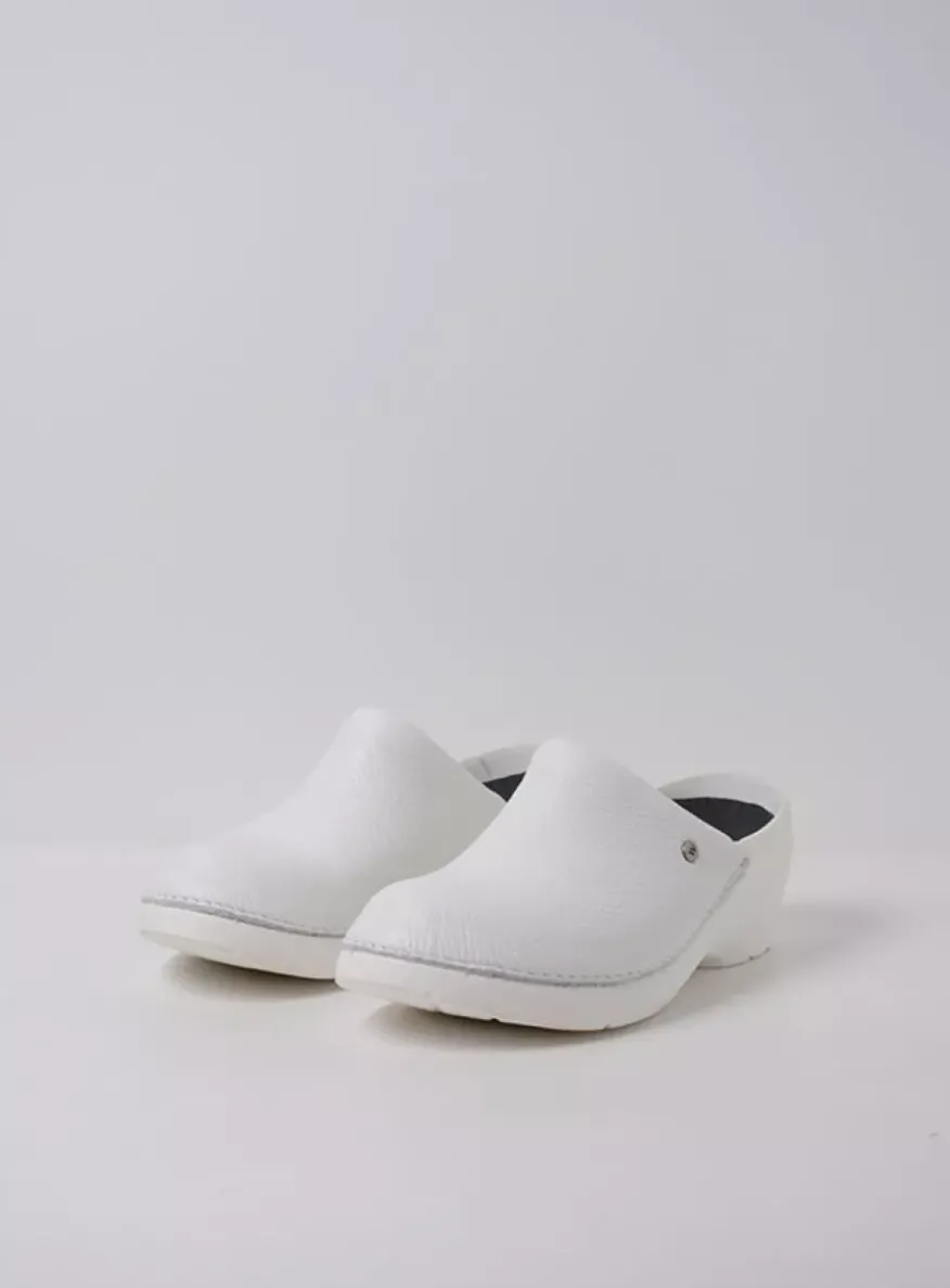 Multi Clog - wit leer