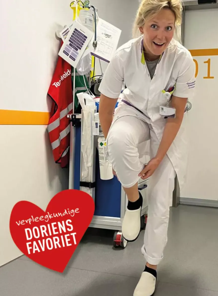 Multi Clog - wit leer