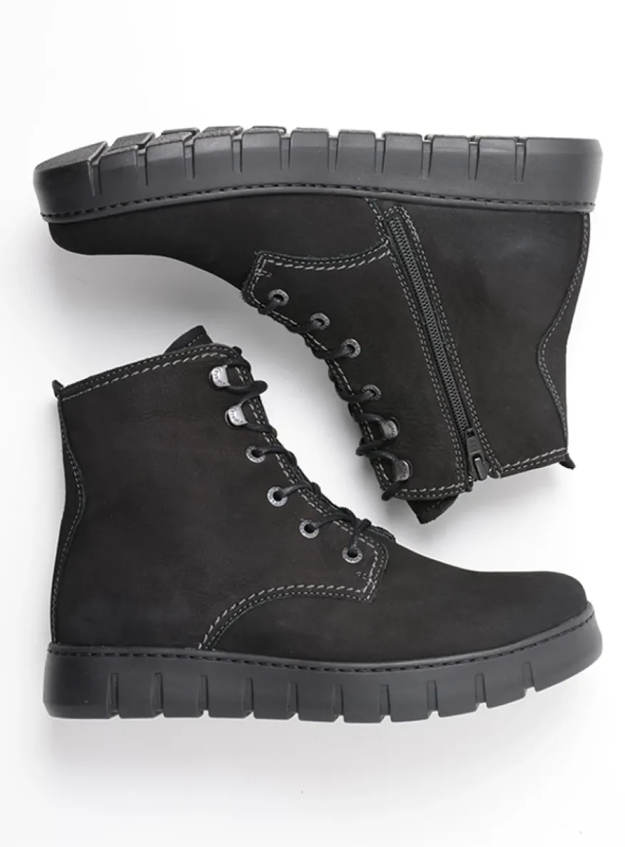 New Wave - zwart nubuck