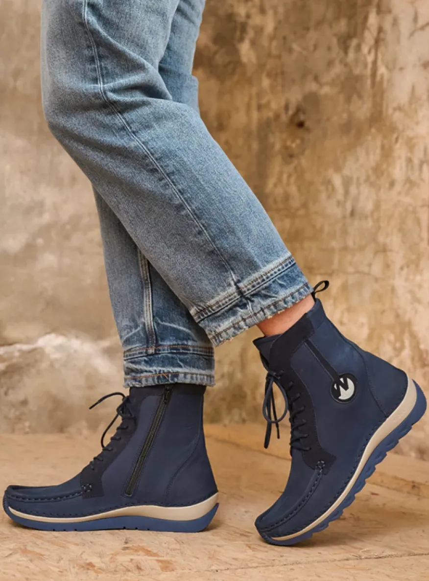 Ocean - denim nubuck