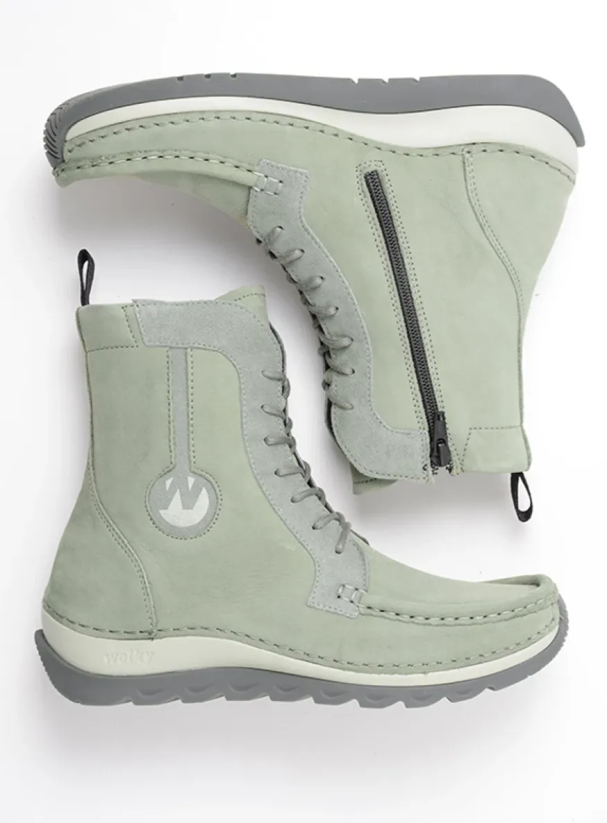Ocean - grijsgroen nubuck