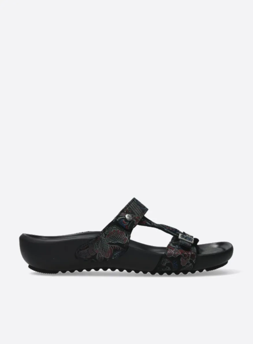 O'Connor - zwart/blauw suede