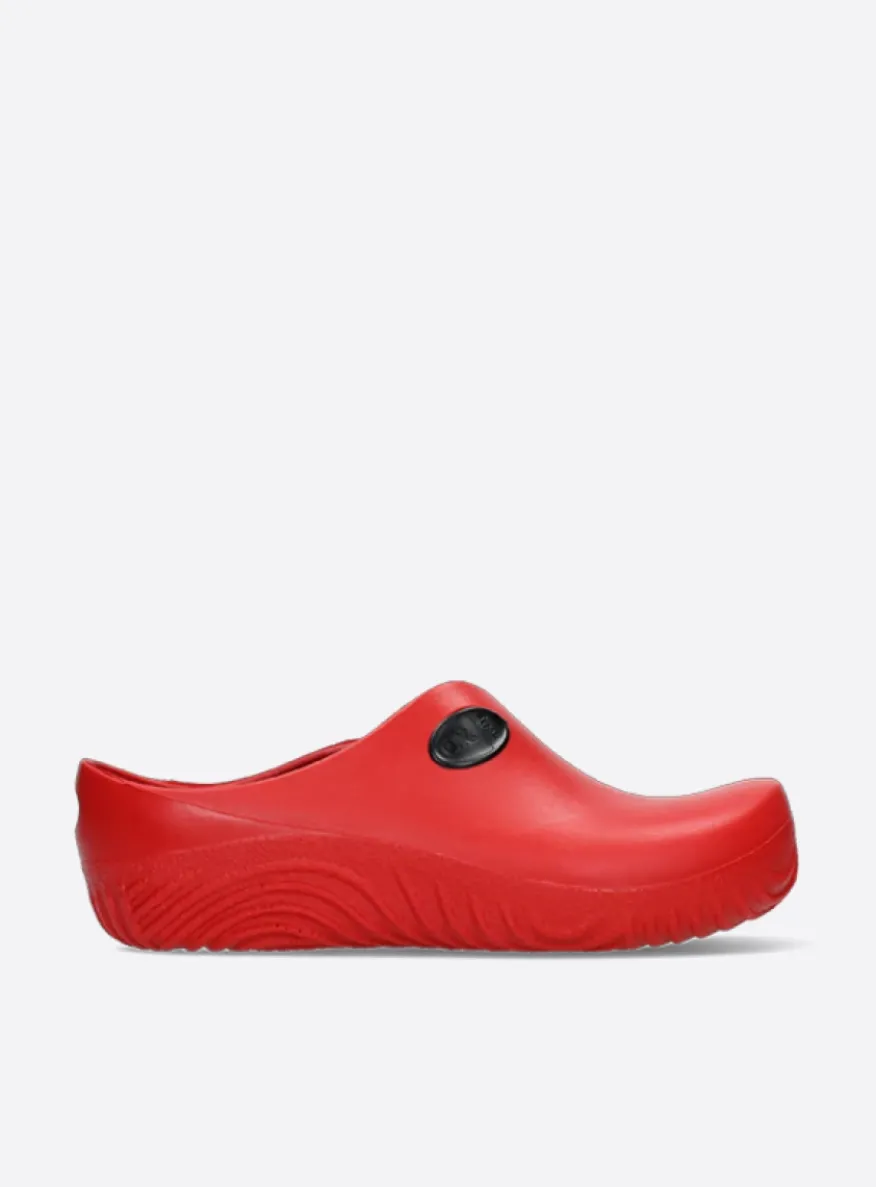 OK Clog-Klomp - rood PU