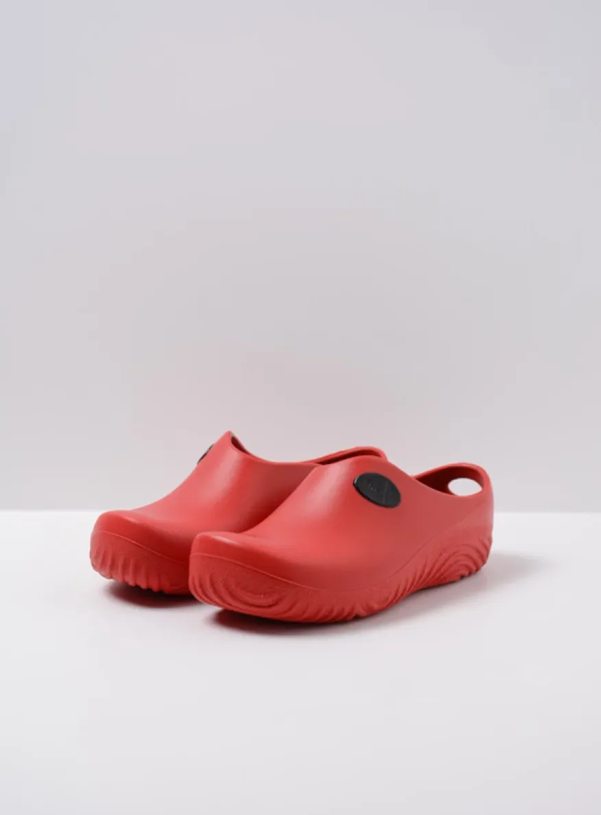 OK Clog-Klomp - rood PU