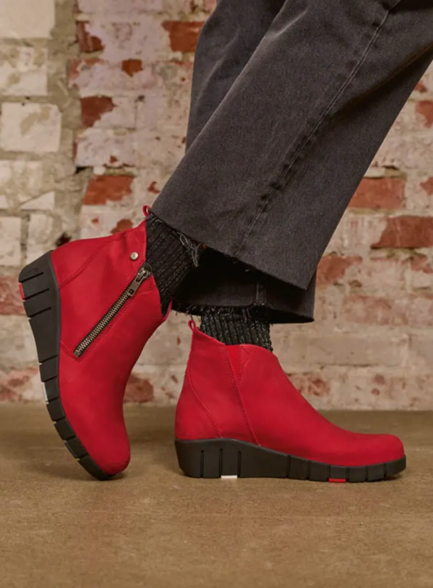 Phoenix HV - donkerrood nubuck