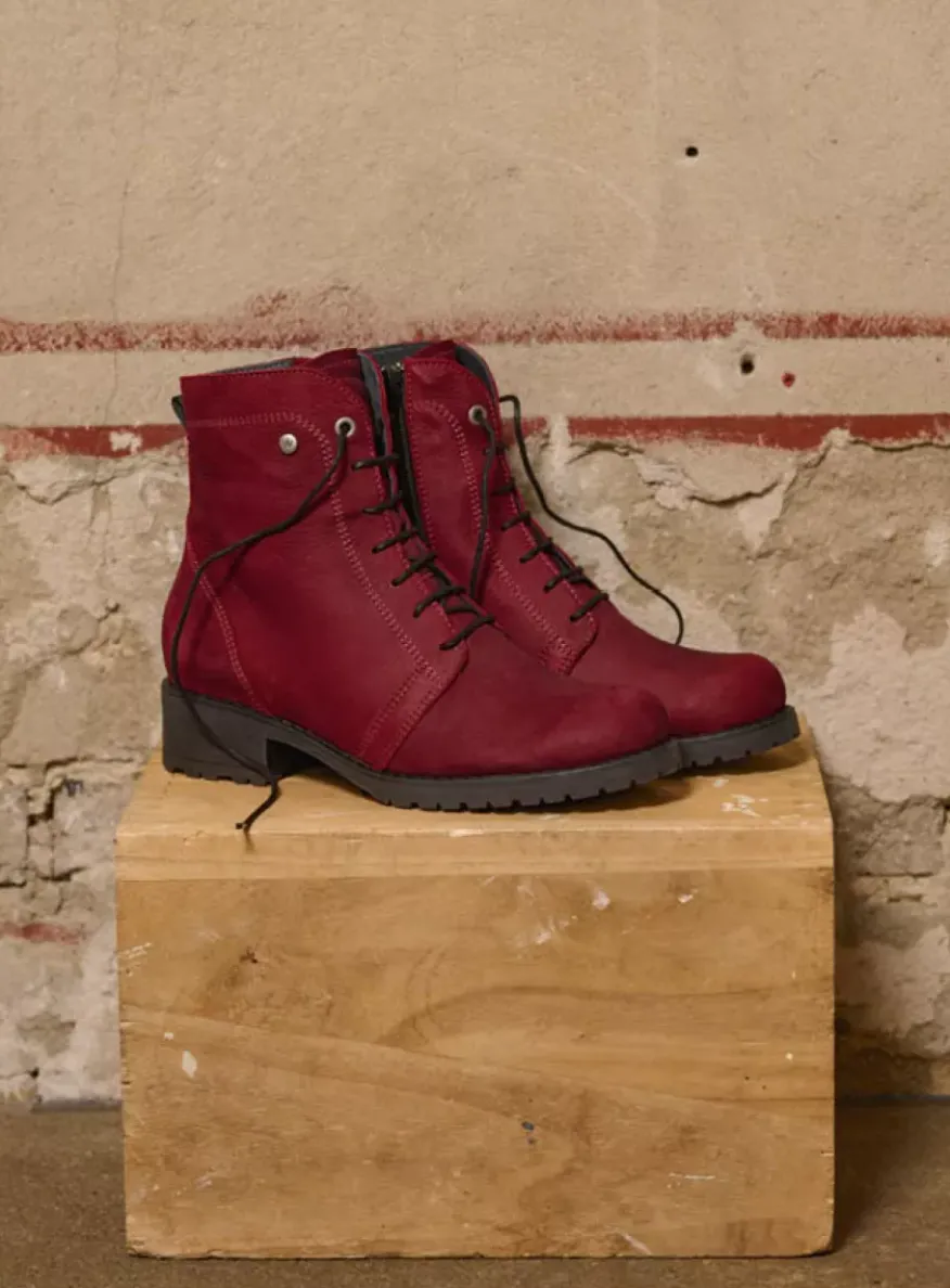 Quinta F2F - bordeauxrood nubuck