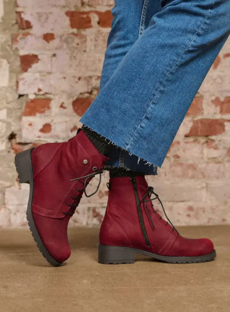 Quinta F2F - bordeauxrood nubuck