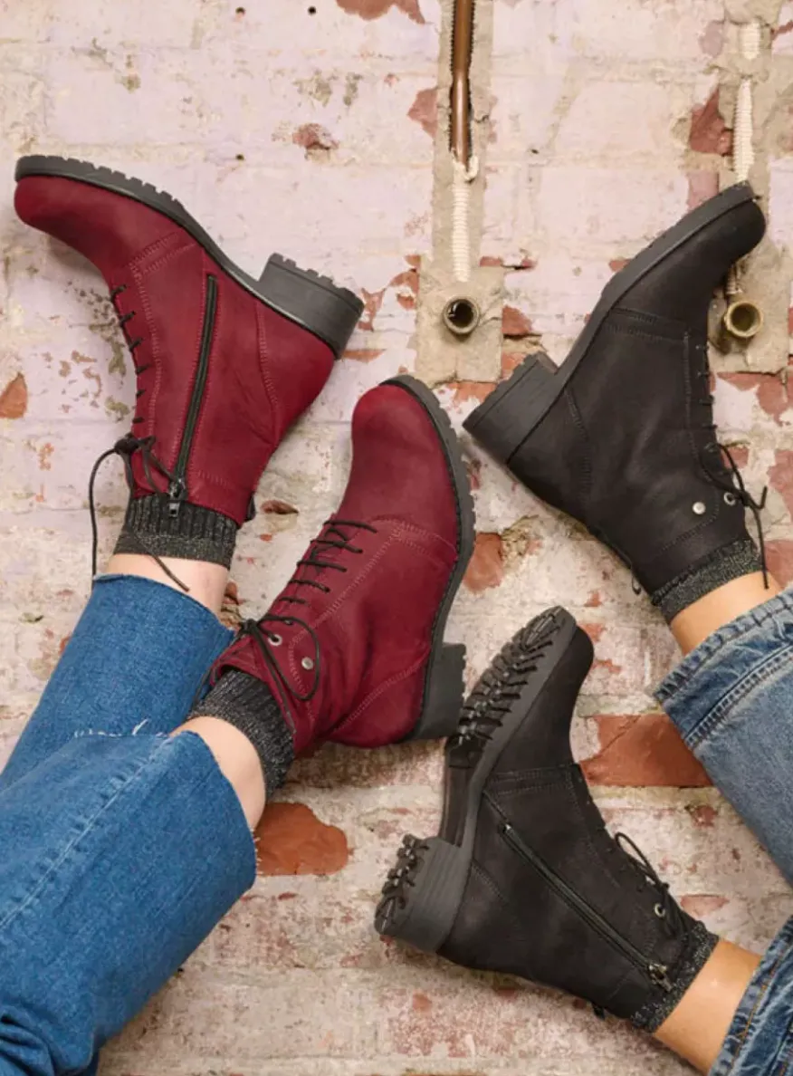 Quinta F2F - bordeauxrood nubuck