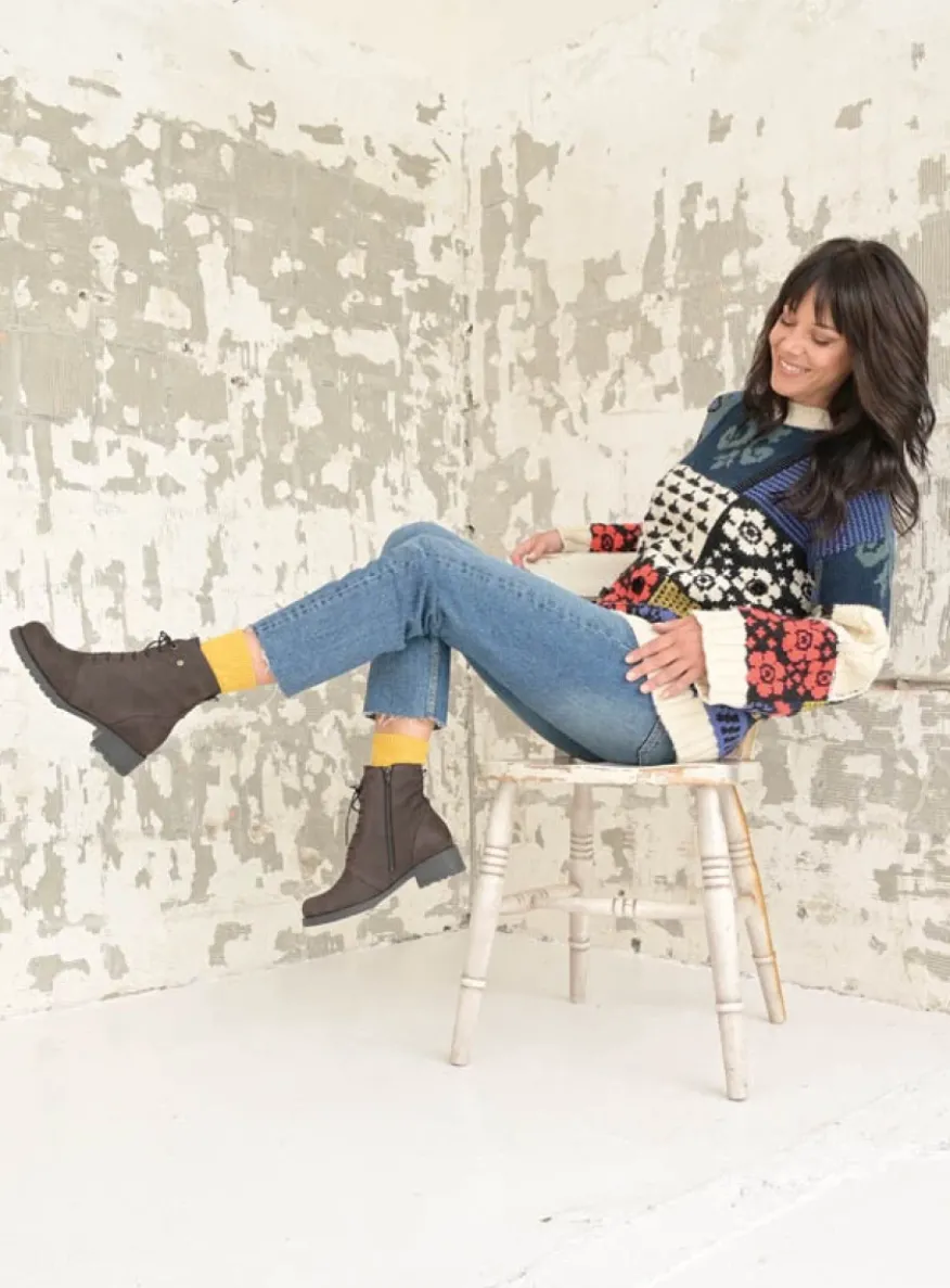 Quinta F2F - bruin nubuck