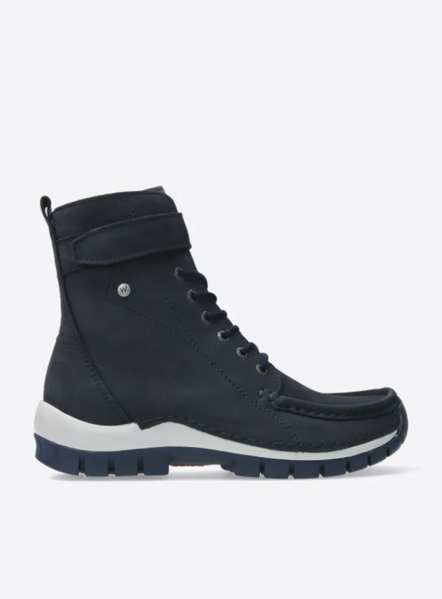 Reach - blauw nubuck