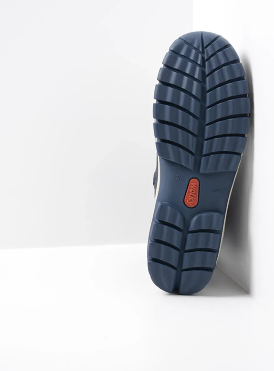 Reach - blauw nubuck