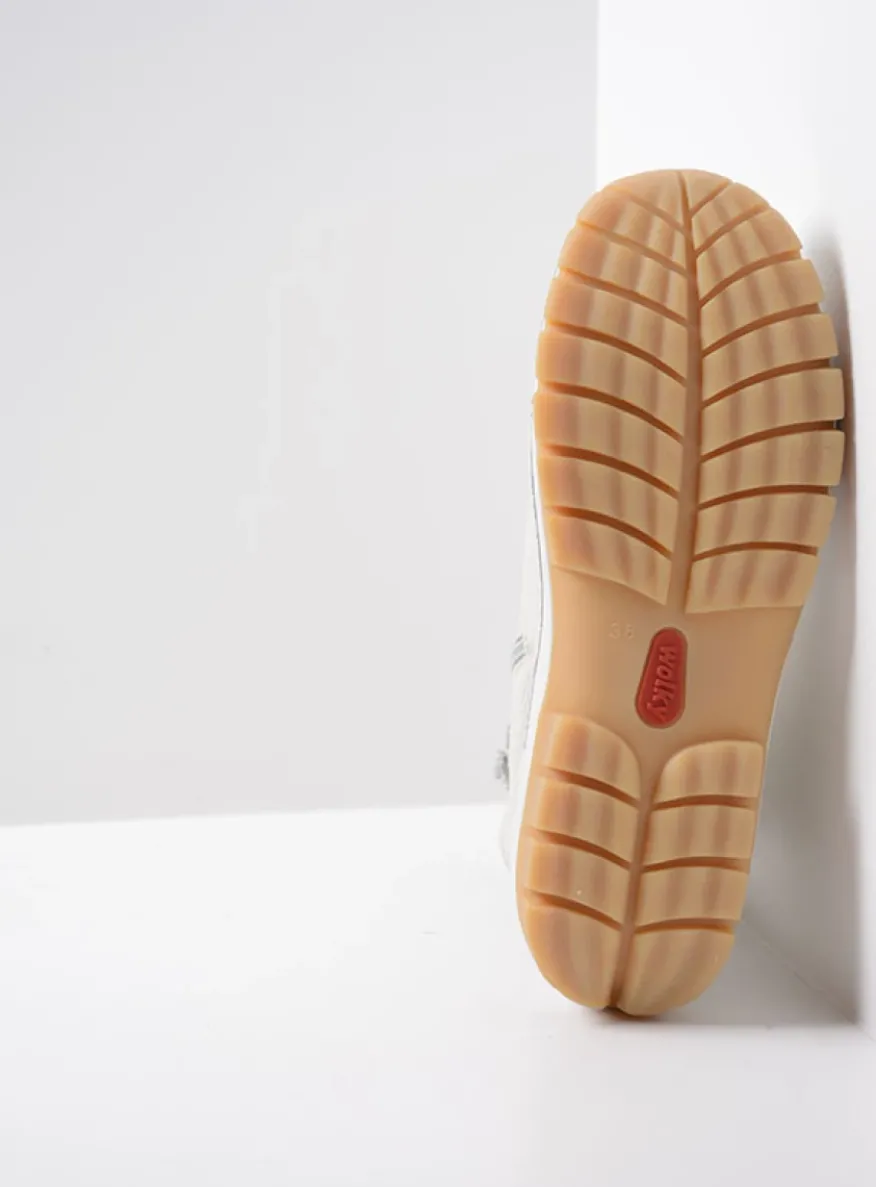 Reach - creme wit leer