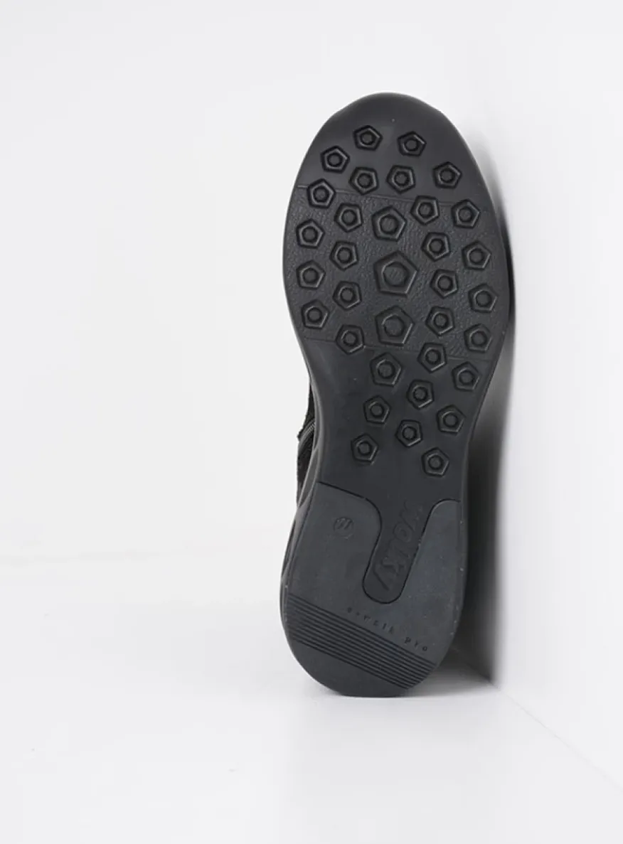 Rebound S2F - blauw stretch suede