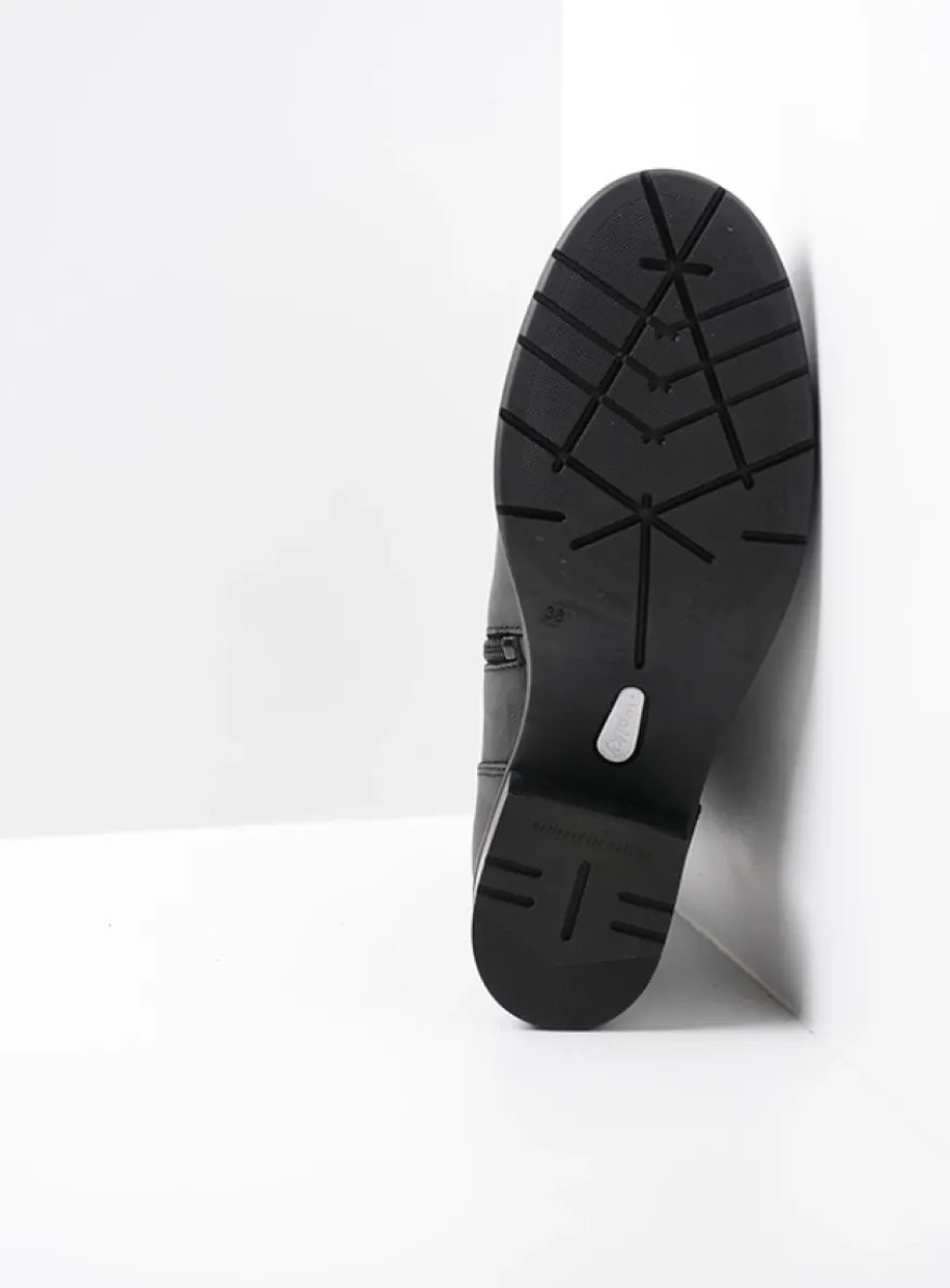 Rimbley - zwart leer