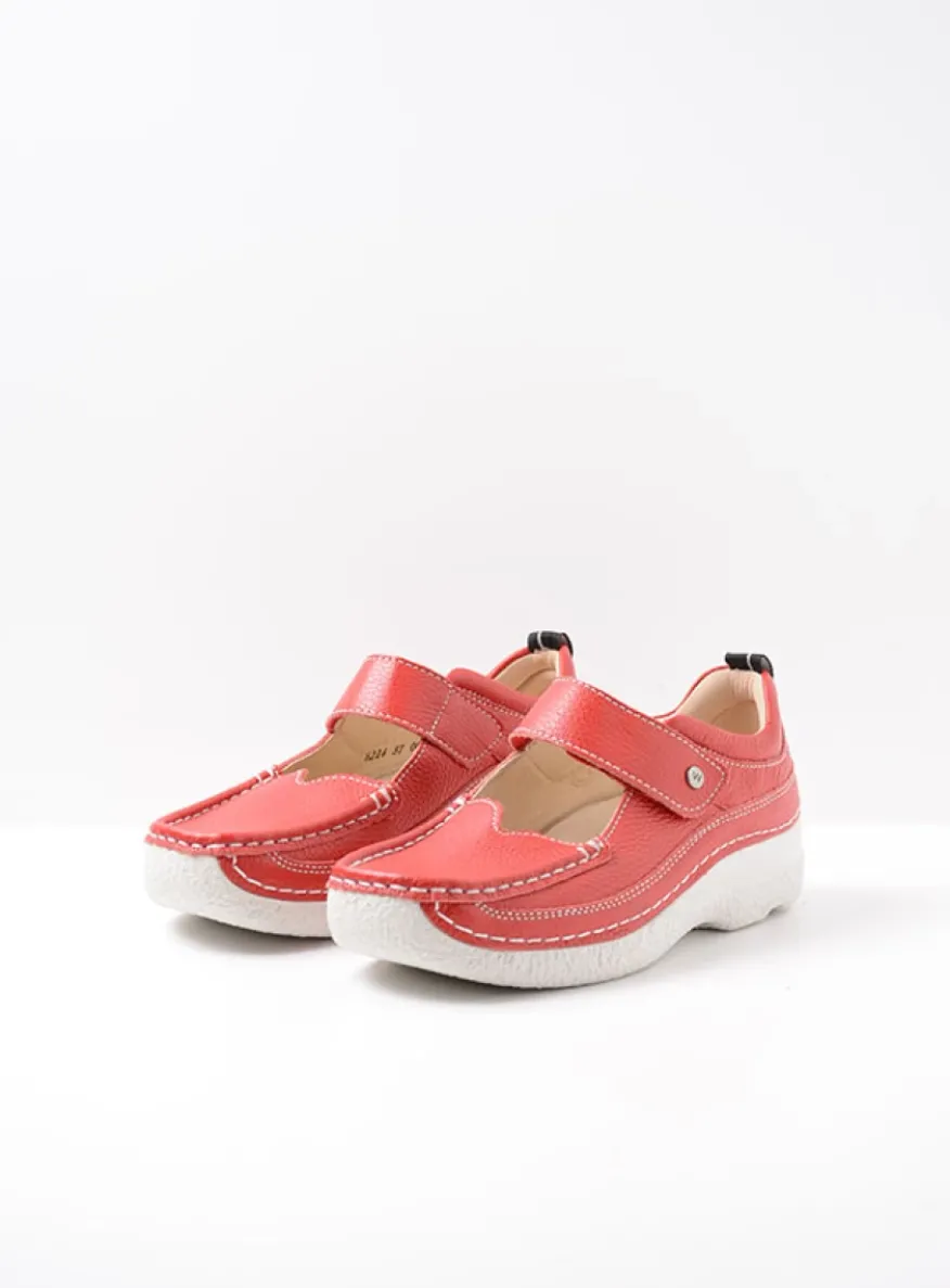 Roll Combi - rood leer