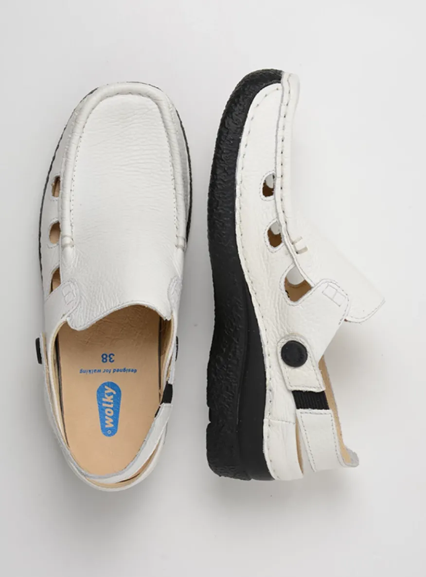 Roll Multi - wit leer