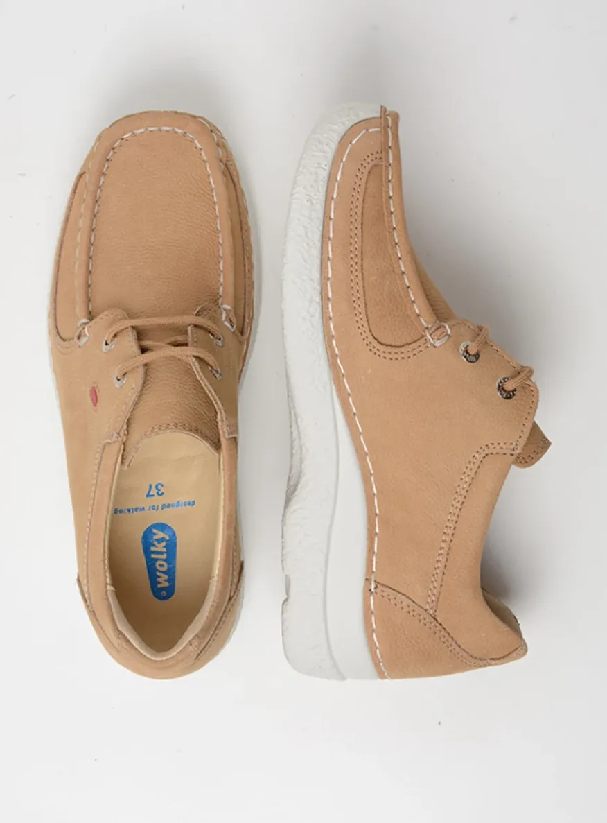 Roll Shoe - beige nubuck