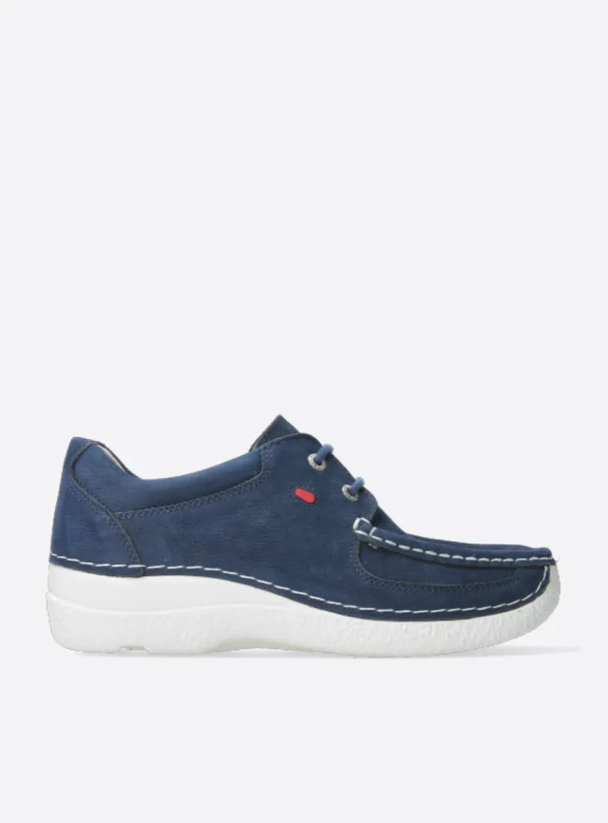 Roll Shoe - denim nubuck