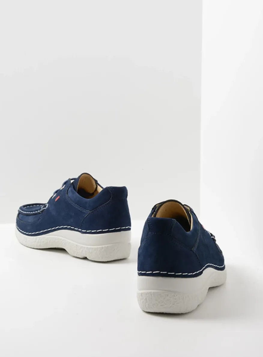 Roll Shoe - denim nubuck