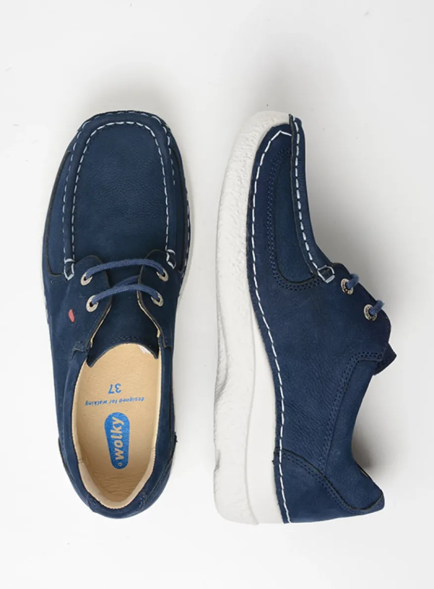 Roll Shoe - denim nubuck
