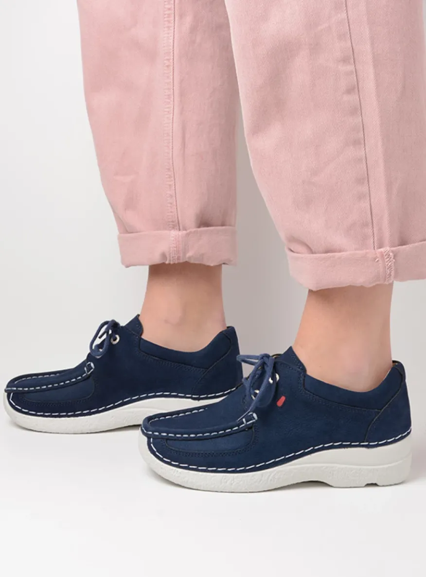 Roll Shoe - denim nubuck