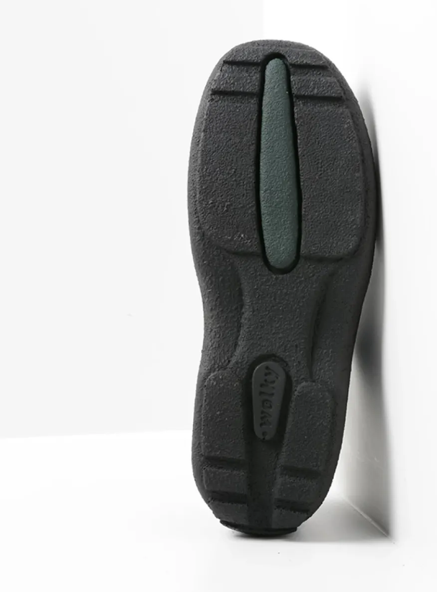 Roll Shoe Men - blauw nubuck