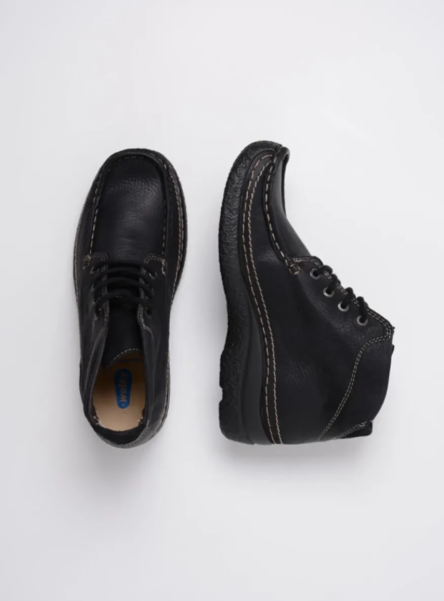 Roll Shoot - zwart nubuck