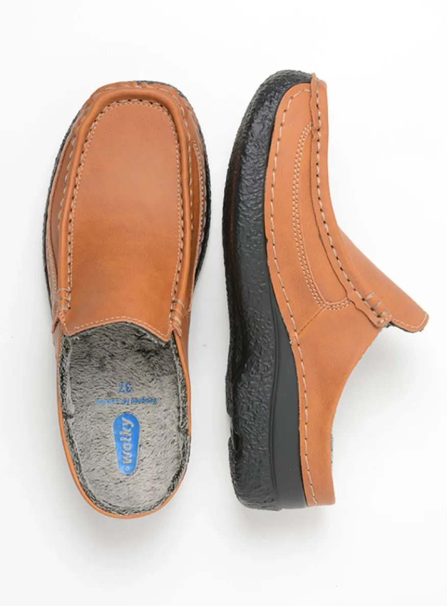 Roll Slide Vegan - cognac