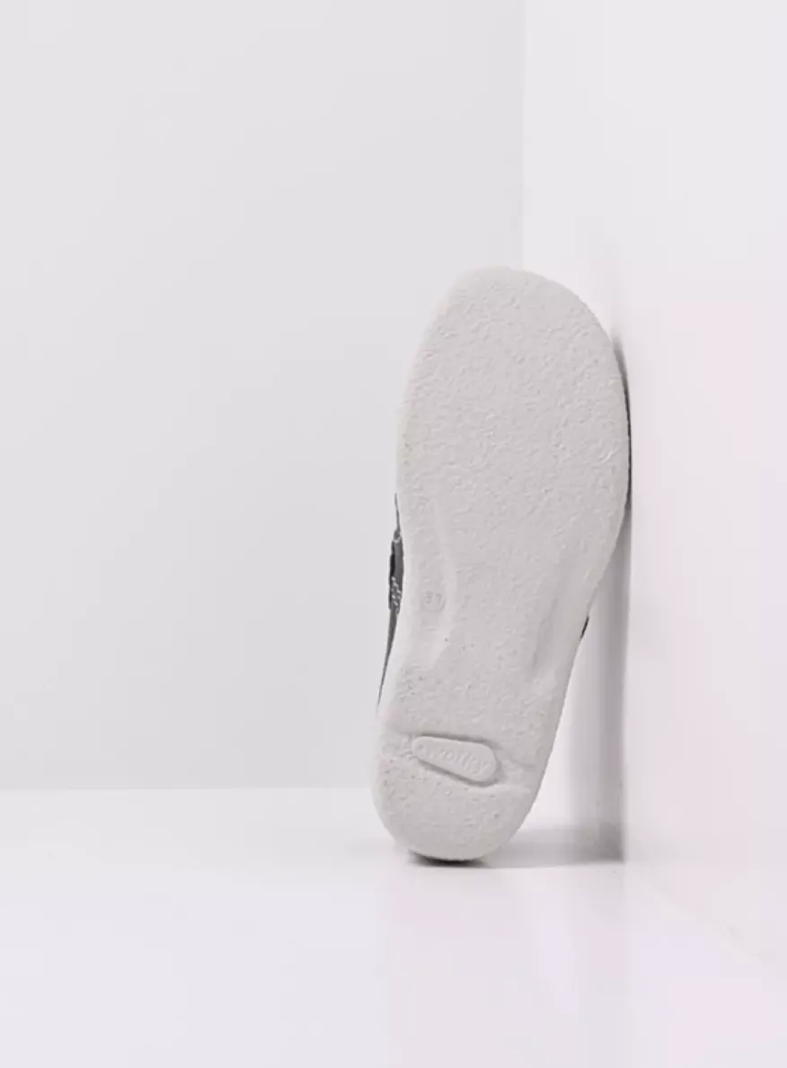 Roll Strap - antraciet leer