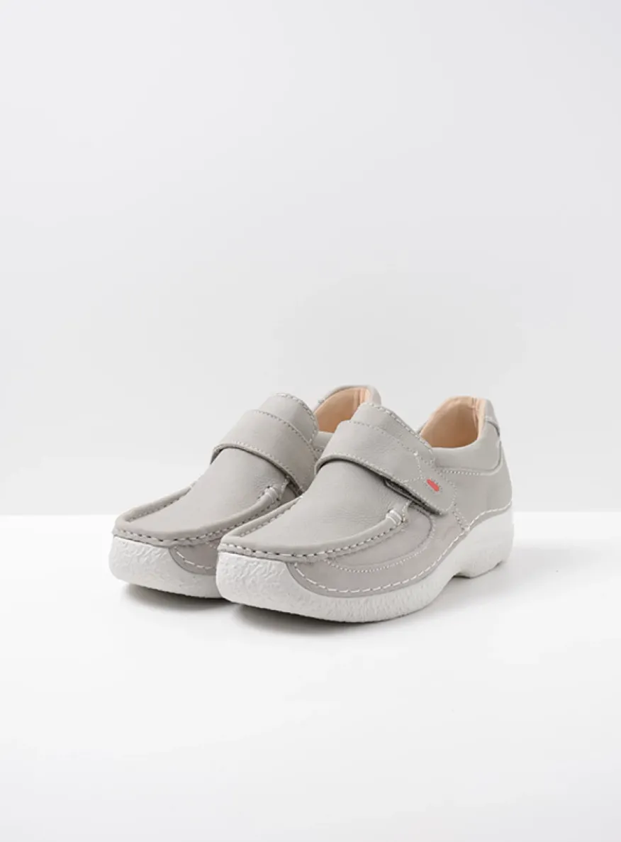 Roll Strap - lichtgrijs nubuck
