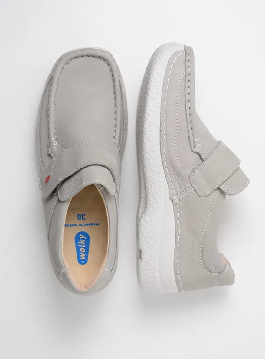 Roll Strap - lichtgrijs nubuck