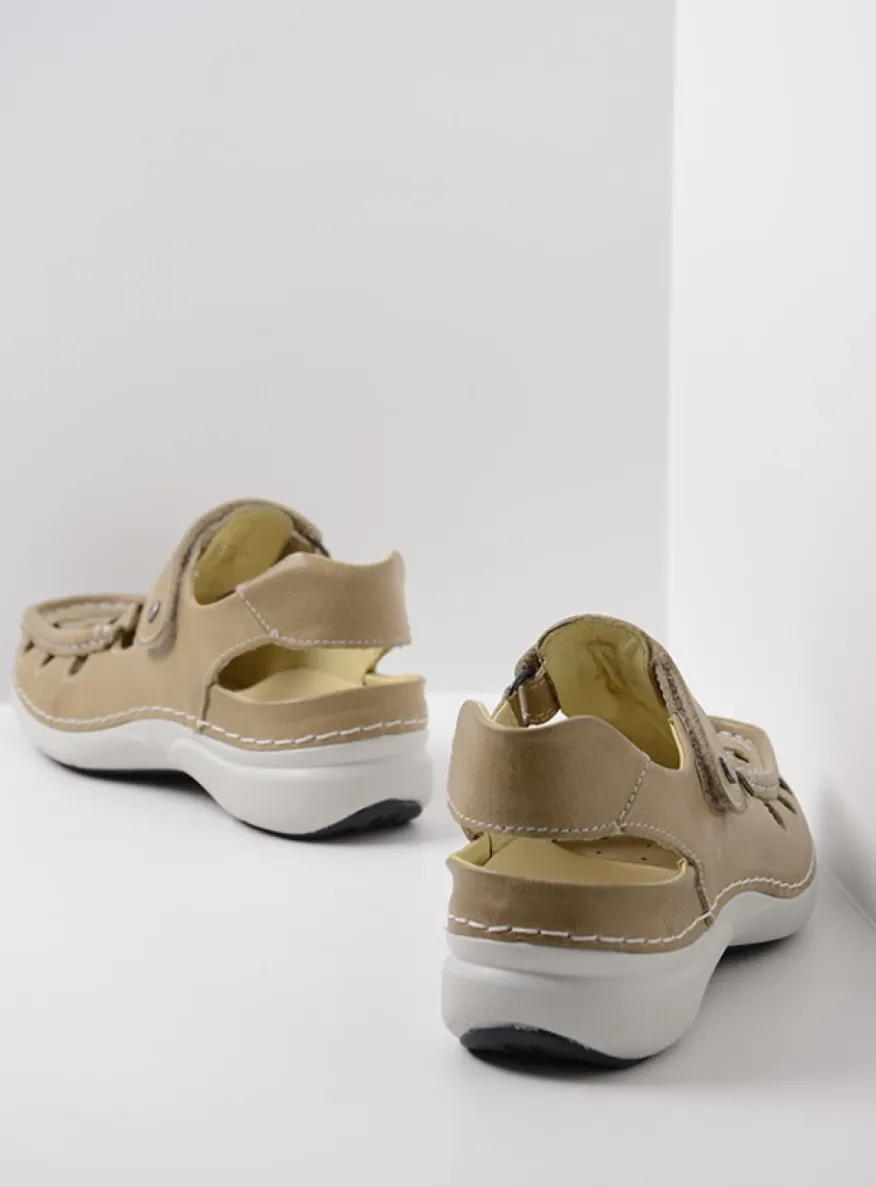 Rolling Sun - beige leer