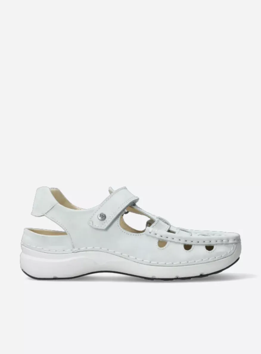 Rolling Sun - gebroken wit effectleer