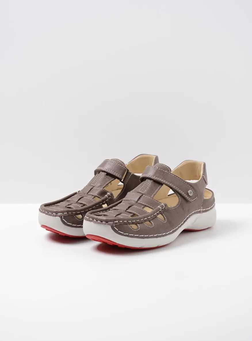 Rolling Sun - grijs leer