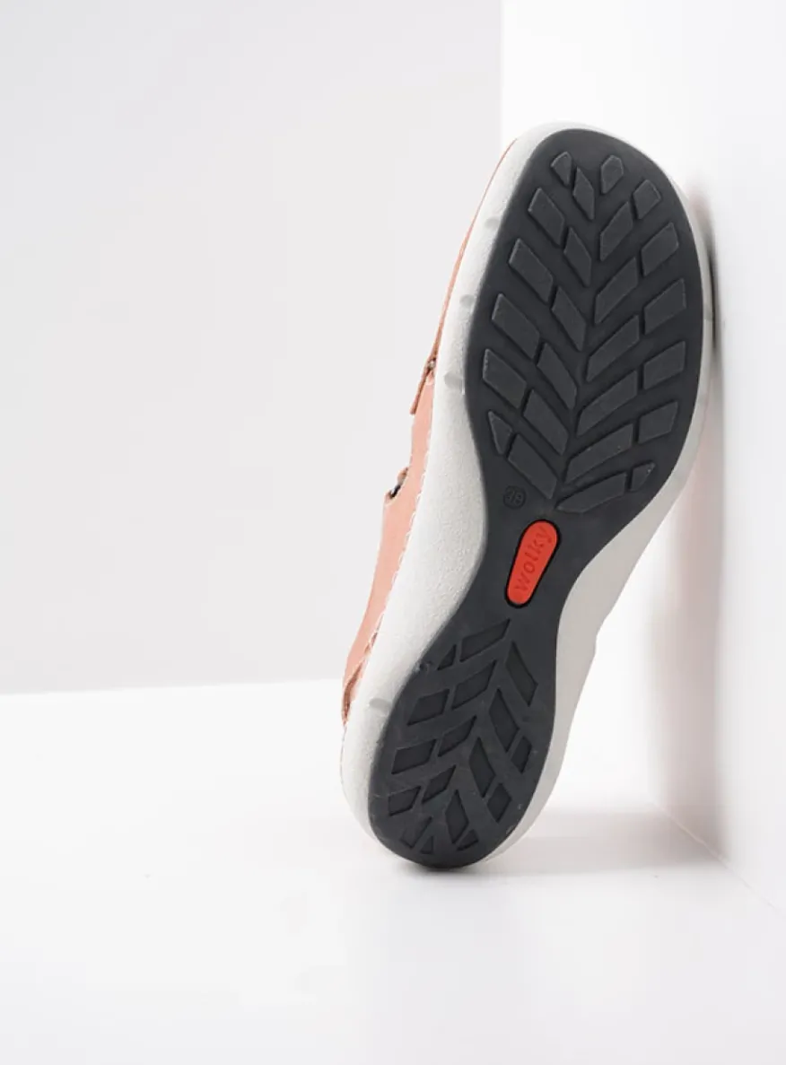 Rolling Sun - oud roze leer