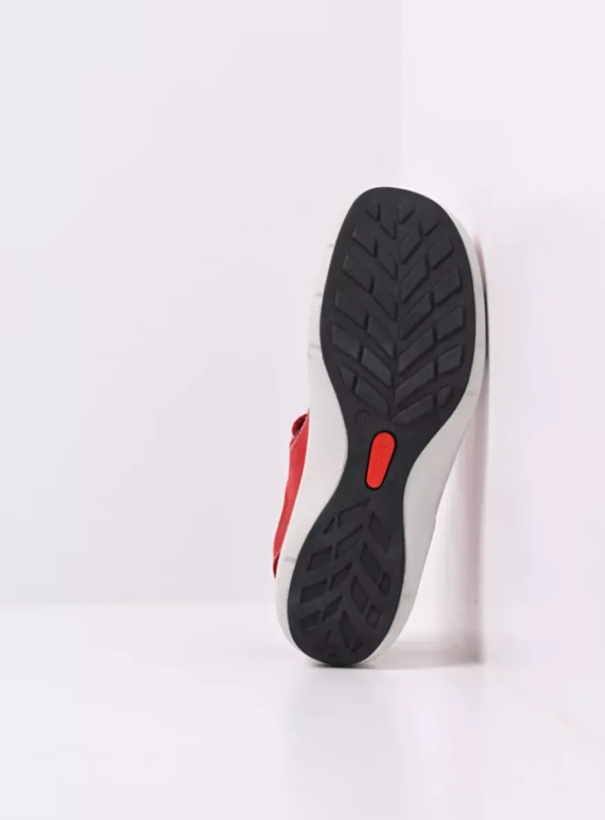 Rolling Sun - rood effectleer